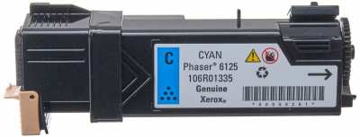 Заправка картриджа Xerox 106R01335 C для Phaser 6125 (с заменой чипа)