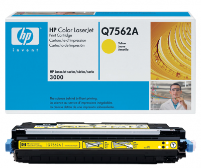 Заправка картриджа HP Q7562A Y для Laserjet 2700/3000