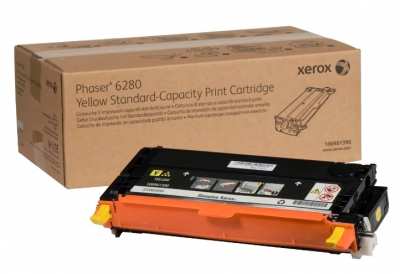 Заправка картриджа Xerox 106R01390 Y для Phaser 6280