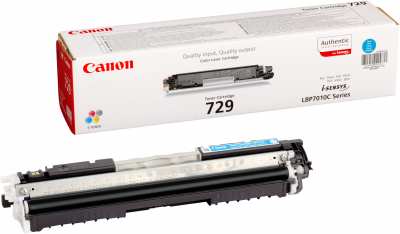 Заправка картриджа Canon 729C для LBP-7010, LBP-7018