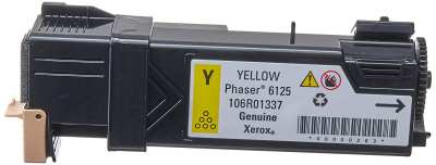 Заправка картриджа Xerox 106R01337 Y для Phaser 6125 (с заменой чипа)