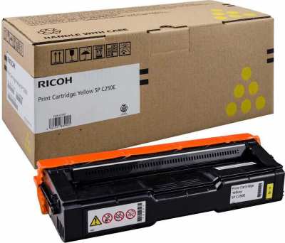 Заправка картриджа Ricoh 407546 SP C250E Yellow для SPC250DN, SPC250SF